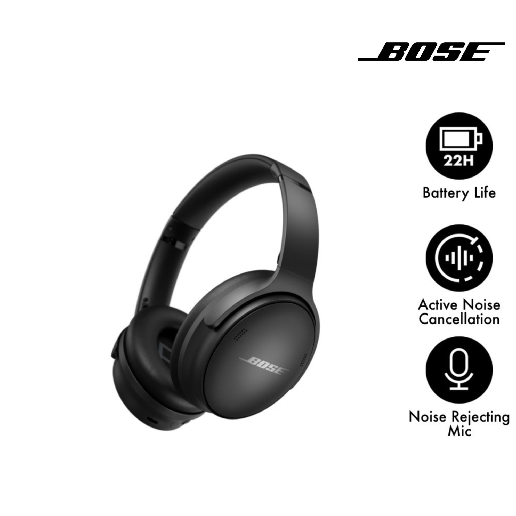 Bose QuietComfort 45 headphones Black – mStudio