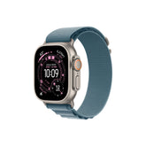 Apple Watch Ultra 3 (49mm) GPS + Cellular Natural Titanium Case Light Blue Alpine Loop
