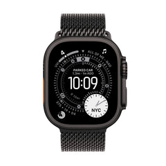Apple Watch Ultra 3 GPS+ Cellular (49mm) Black Titanium Case With Black Milanese Loop