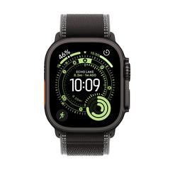 Apple Watch Ultra 3 (49mm) GPS + Cellular Black Titanium Case With Black/ Charcoal Trail Loop