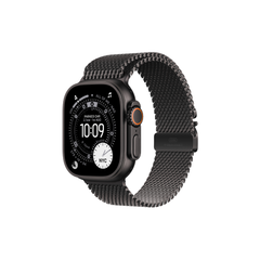 Apple Watch Ultra 3 GPS+ Cellular (49mm) Black Titanium Case With Black Milanese Loop