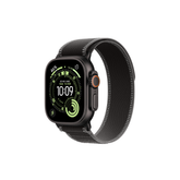 Apple Watch Ultra 3 (49mm) GPS + Cellular Black Titanium Case With Black/ Charcoal Trail Loop