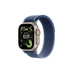 Apple Watch Ultra 3 (49mm) GPS + Cellular Natural Titanium Case With Blue/ Bright Blue Trail Loop