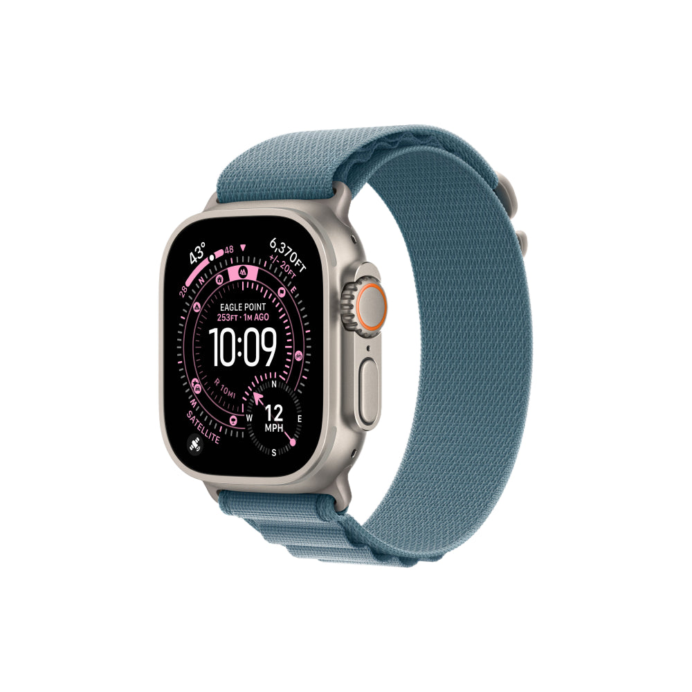 Apple Watch Ultra 3 (49mm) GPS + Cellular Natural Titanium Case Light Blue Alpine Loop