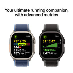 Apple Watch Ultra 3 (49mm) GPS + Cellular Natural Titanium Case With Blue/ Bright Blue Trail Loop