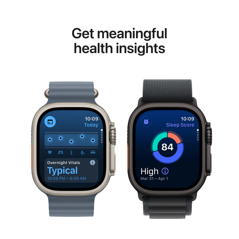 Apple Watch Ultra 3 (49mm) GPS + Cellular Natural Titanium Case With Blue/ Bright Blue Trail Loop