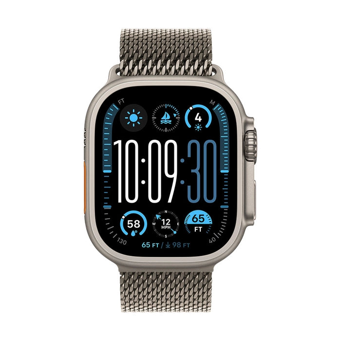 Apple Watch Ultra 3 (49mm) GPS + Cellular Natural Titanium Case With Natural Milanese Loop