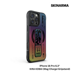 SKINARMA---IPH 16 PRO 6.3" (2024) KIRA KOBAI (MAG-CHARGE+GRIP-STAND) HOLOGRAM (246094) (NPL-9/2024)