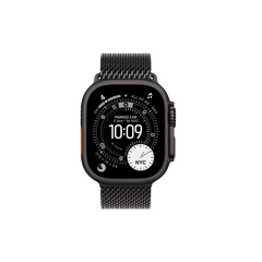Apple Watch Ultra 3 GPS+ Cellular (49mm) Black Titanium Case With Black Milanese Loop