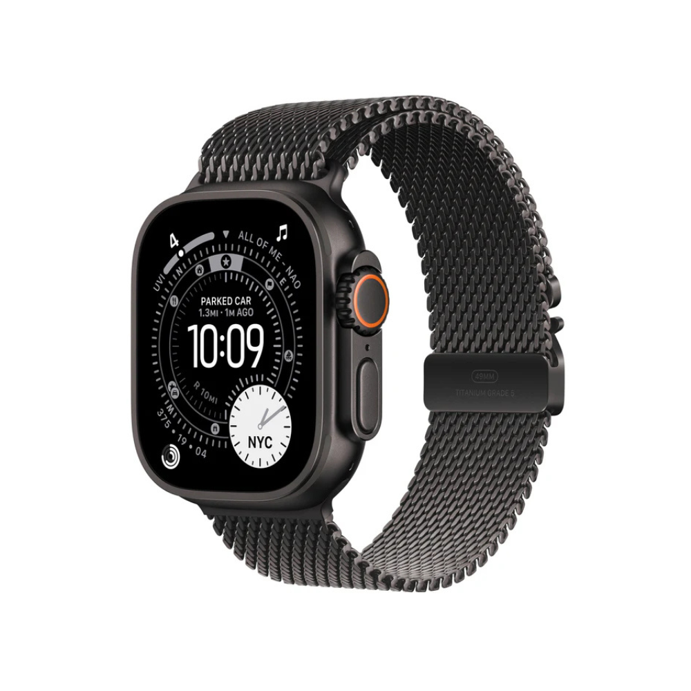 Apple Watch Ultra 3 GPS+ Cellular (49mm) Black Titanium Case With Black Milanese Loop